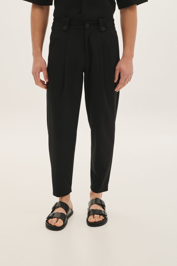 Wide leg pants with pleats - P/coc - Image 3