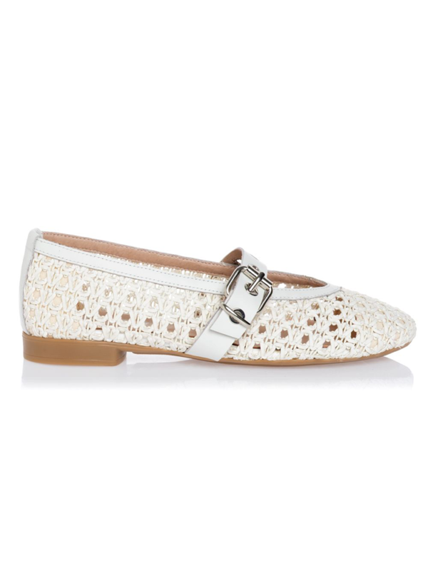 Crochet knit ballet flats - Sante Shoes