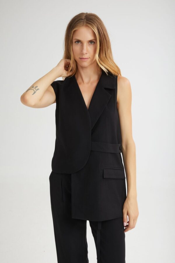 Meghan asymmetric vest – 4Tailors - Image 6
