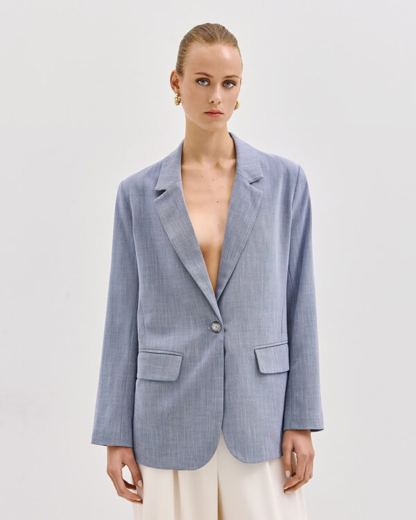 Single-button blazer with pockets - Access Fashion - Image 7