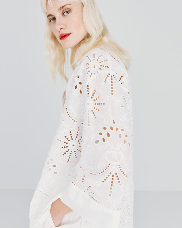 Broderie blouse with sequins – Access Fashion - Image 3