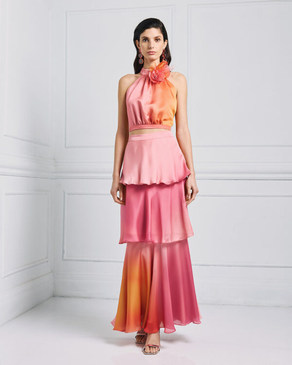 Gradient top with a flower - Access Fashion - Image 7