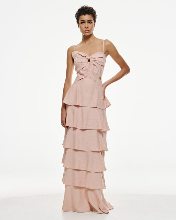 Cut-out floral maxi dress - Access Fashion - Image 3