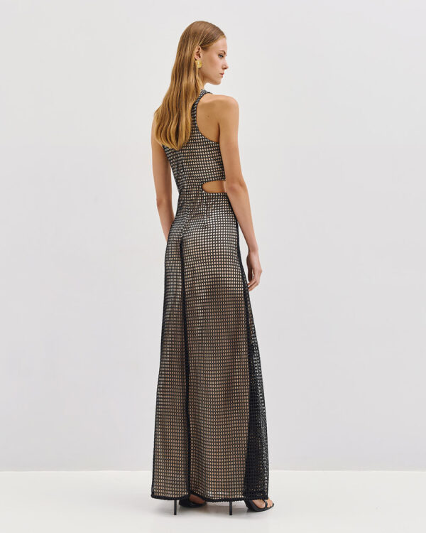 Maxi dress with embroidered drawstrings - Access Fashion - Image 9
