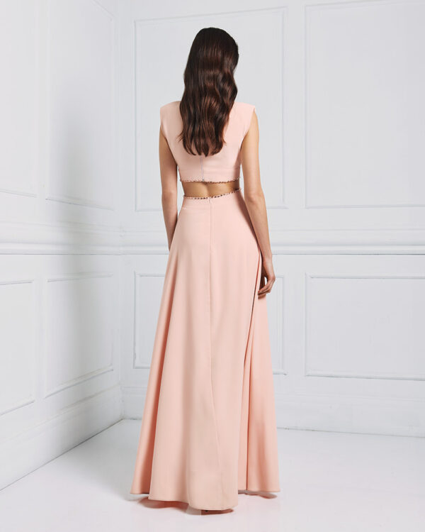 Dress with cut-out waist and rhinestones -  Access Fashion - Image 4