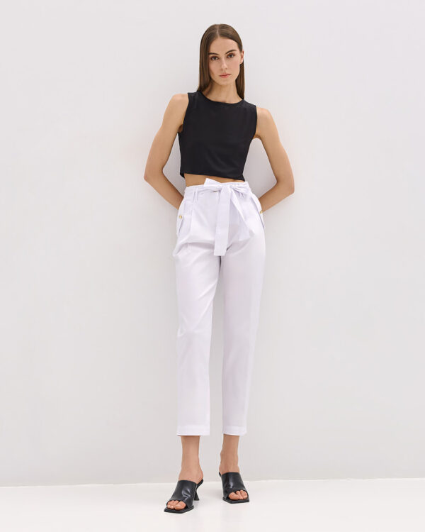 Slouchy pants with a belt - Access Fashion - Image 6