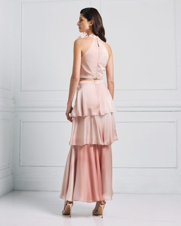 Gradient-printed skirt with ruffles - Access Fashion - Image 4