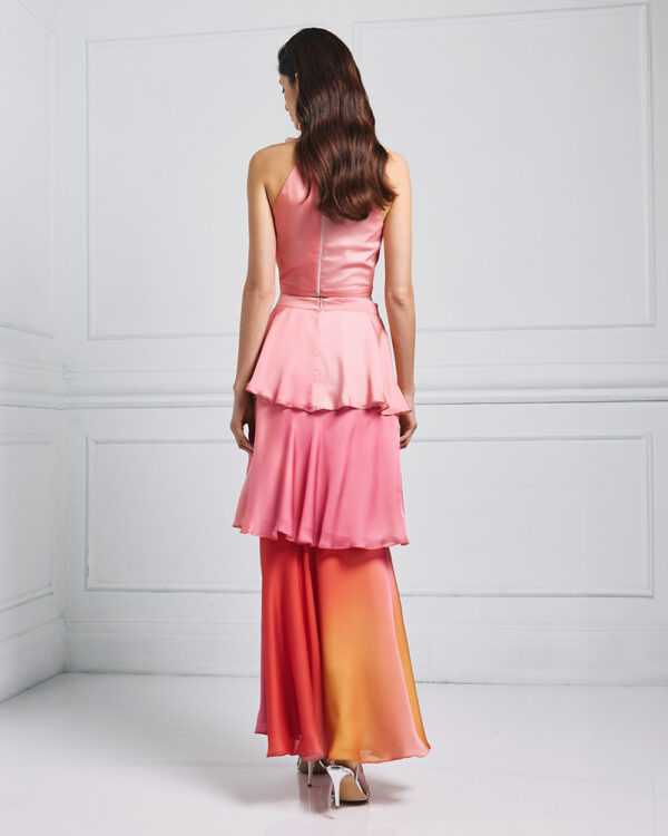 Gradient-printed skirt with ruffles - Access Fashion - Image 8