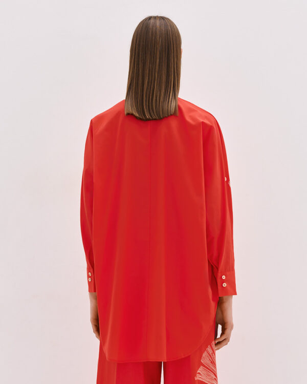 Shirt with embroideries - Access Fashion - Image 8