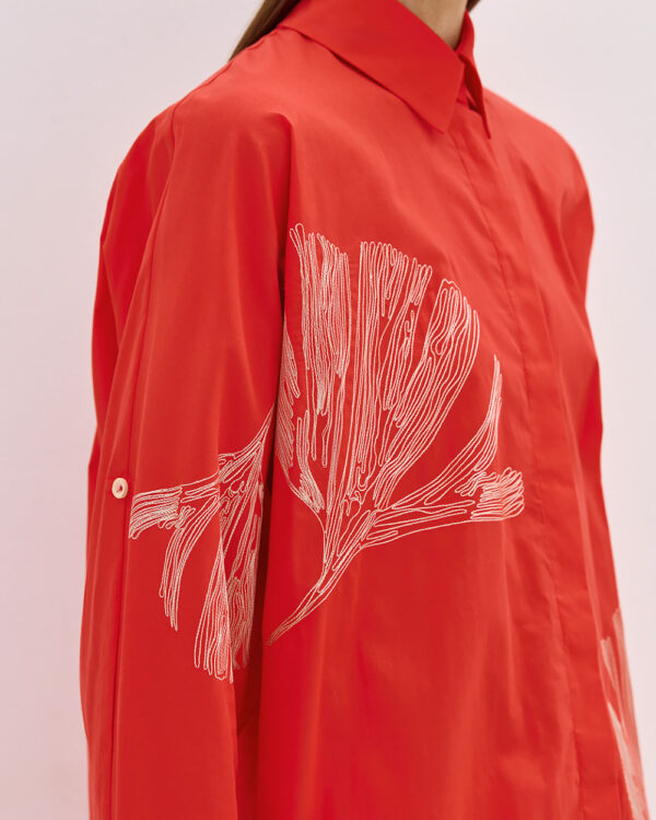 Shirt with embroideries - Access Fashion - Image 9