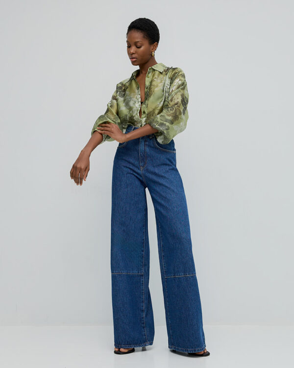Floral sheer shirt - Access Fashion - Image 3