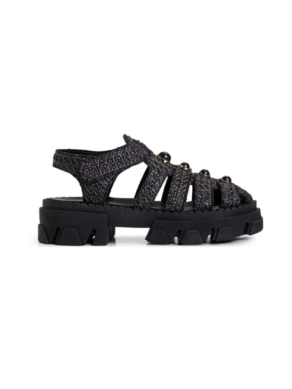 Straw fisherman sandals - Makris
