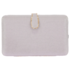 Satin clutch bag