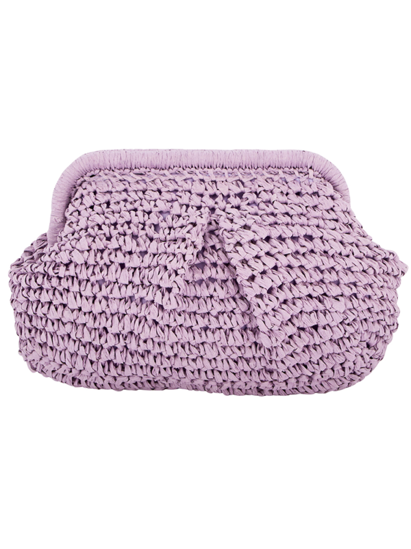 Handmade rattan clutch bag - Image 3
