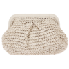 Handmade rattan clutch bag