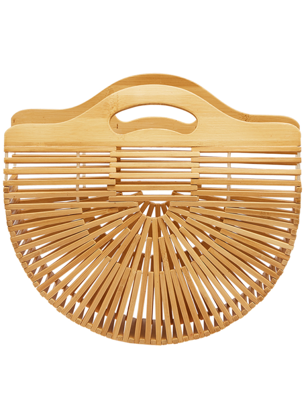 Handcrafted bamboo clutch