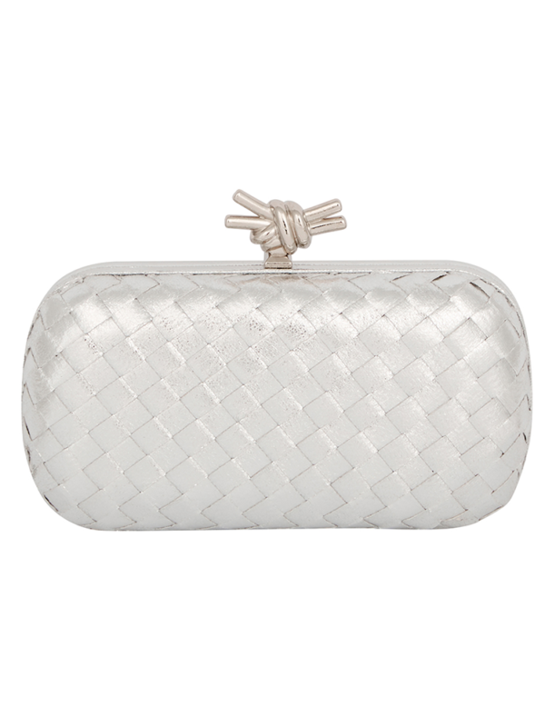 Braided eco-leather clutch bag - Image 2