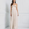Long pleated dress with embroidered top -  Access Fashion