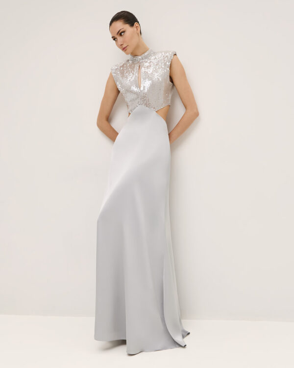 Maxi dress with sequin top - Access Fashion