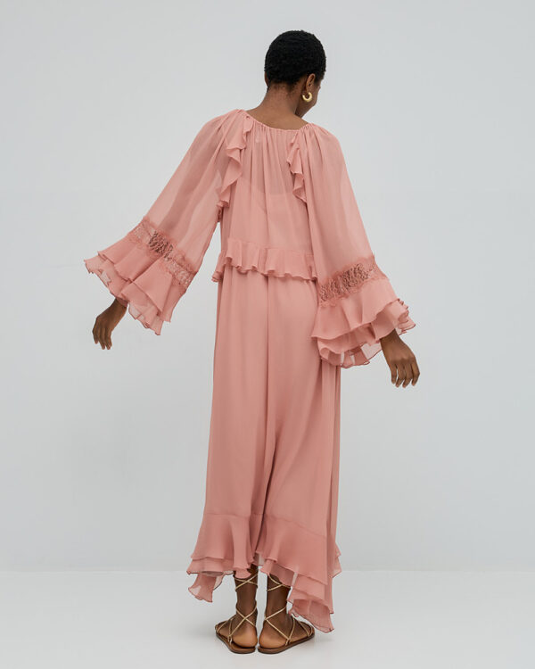 Maxi dress with ruffles- Access Fashion - Image 5