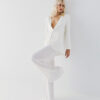 Satin pants with pleats - Access Fashion