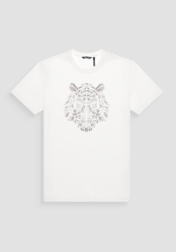 Cotton t-shirt with tiger - Antony Morato - Image 9
