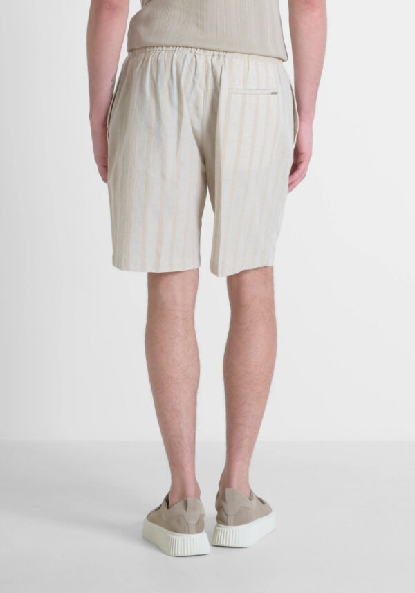 Linen striped shorts - Antony Morato - Image 2