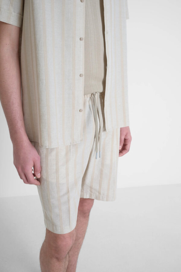 Linen striped shorts - Antony Morato - Image 3