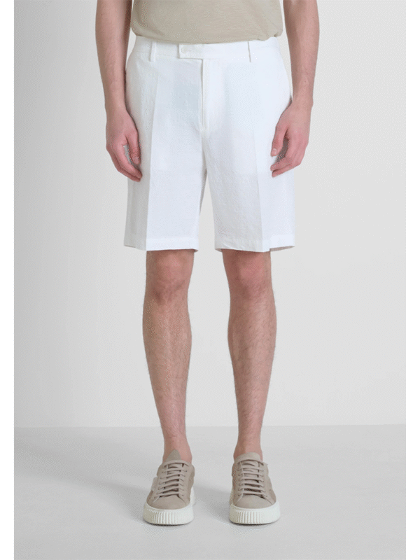 Tailored shorts with front pleats - Antony Morato
