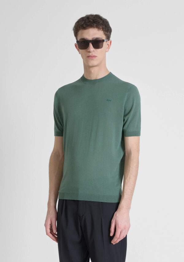 Cotton knitted sweater - Antony Morato - Image 5