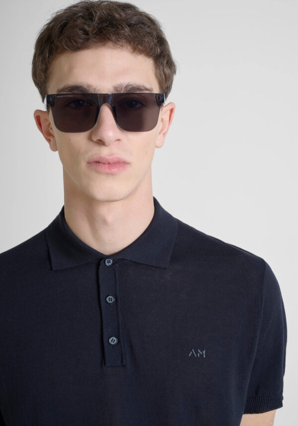 Knitted sweater with collar neckline - Antony Morato - Image 3
