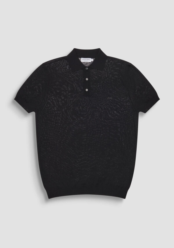 Knitted sweater with collar neckline - Antony Morato - Image 4