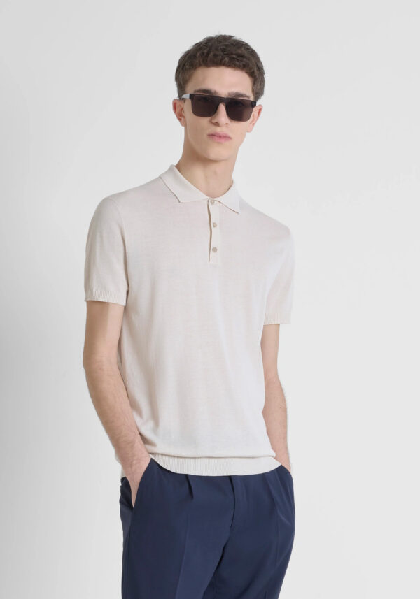 Knitted sweater with collar neckline - Antony Morato - Image 6