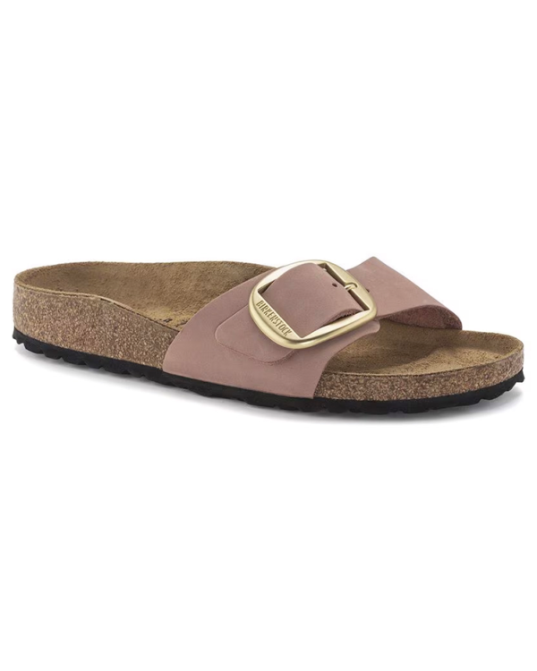 Madrid Big Buckle
Natural Leather Nubuck - Birkenstock