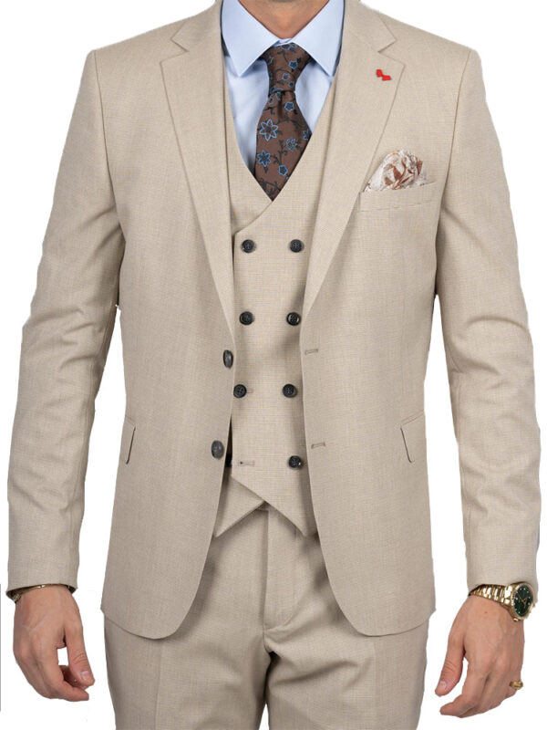Exclusive three-piece premium linen suit - Dezign