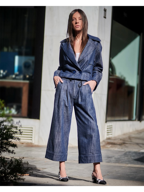 Cropped denim trousers - Innocent