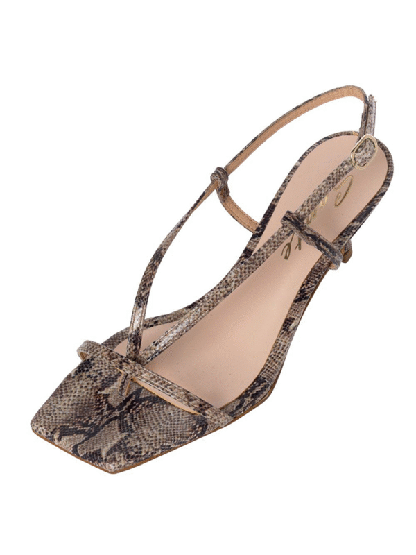 Low-heeled snake sandals - Sante Shoes - Image 2