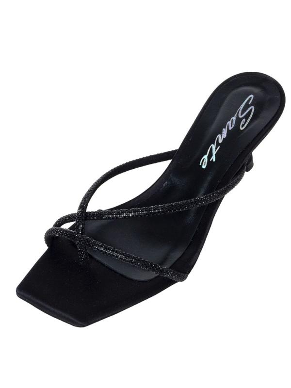 Low-heeled embellished mules - Sante Shoes - Image 2