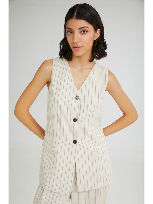 Selene striped vest - 4Tailors