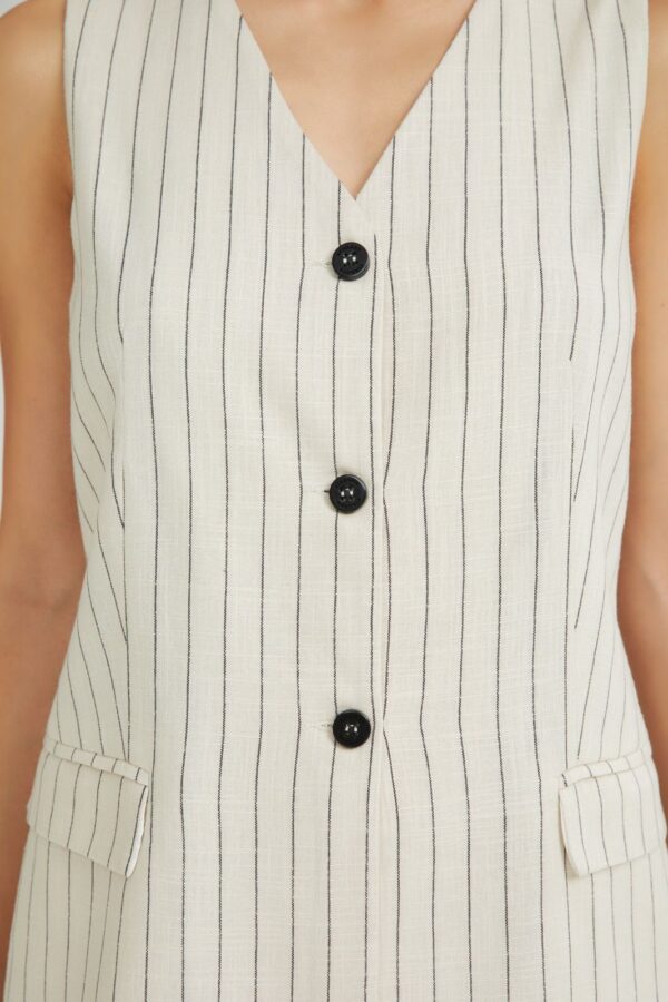 Selene striped vest - 4Tailors - Image 4