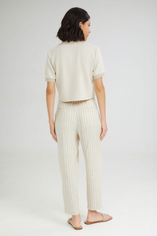 Selene striped cropped pants - 4Tailors - Image 3