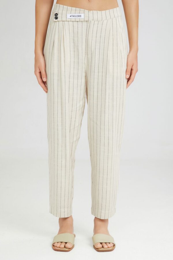 Selene striped cropped pants - 4Tailors - Image 4