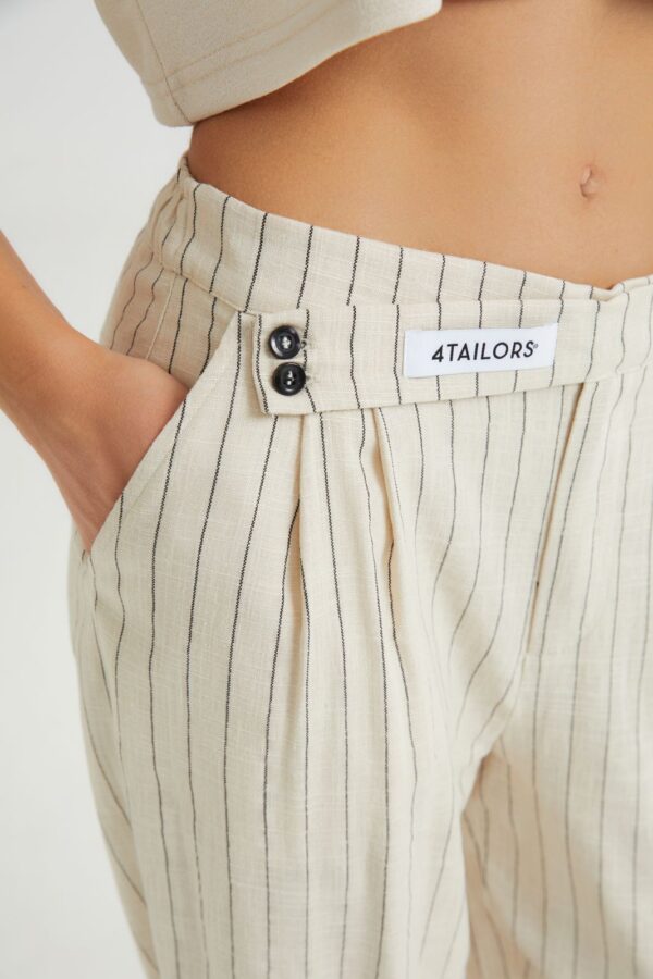 Selene striped cropped pants - 4Tailors - Image 6