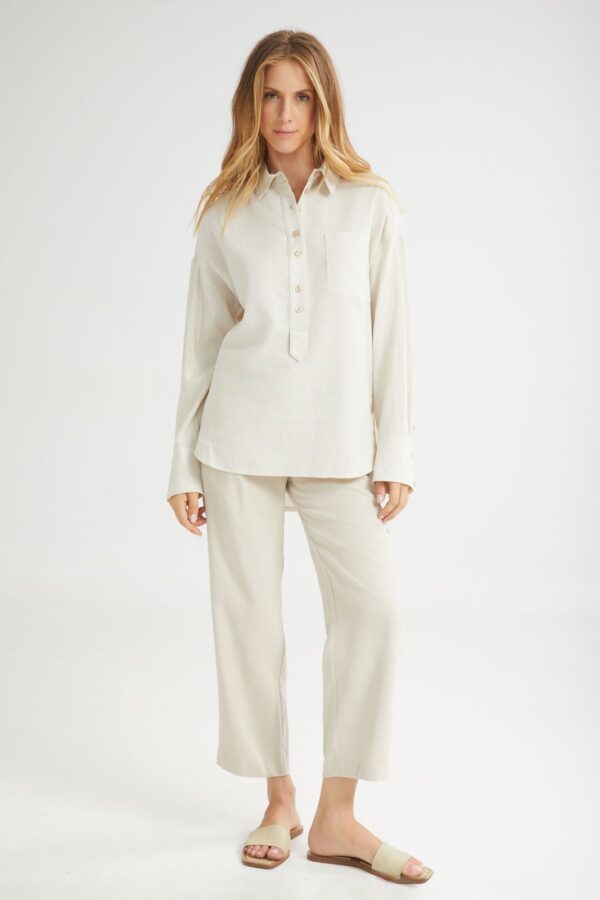 Cassy linen shirt - 4Tailors - Image 2