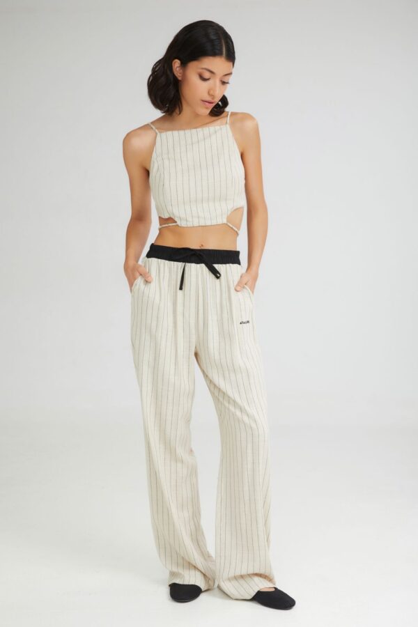 Selene striped long pants - 4Tailors - Image 2
