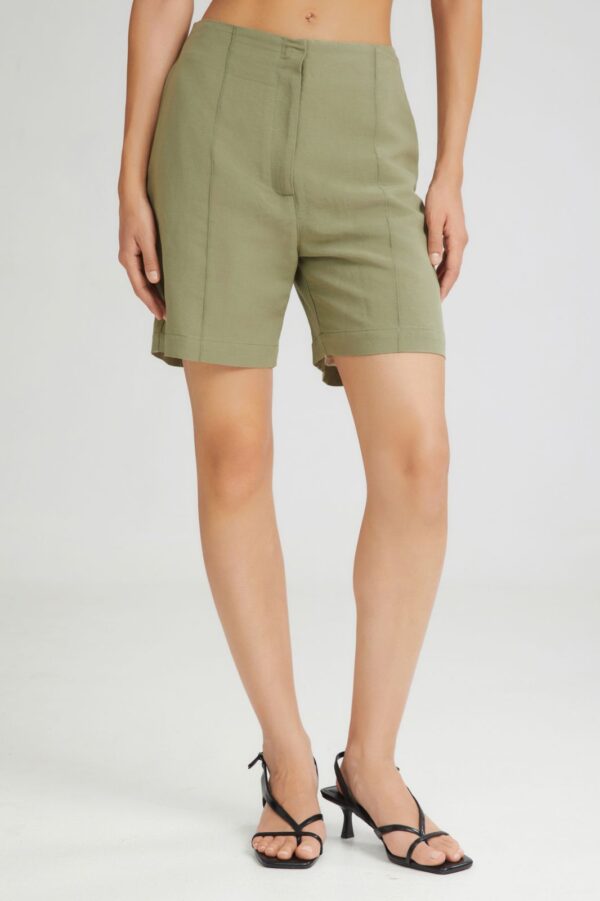 Luisa linen bermuda shorts - 4Tailors - Image 3
