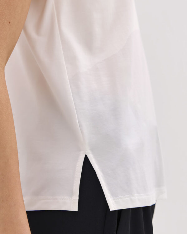 Short-sleeve blouse with lurex neckline - Access Fashion - Image 5