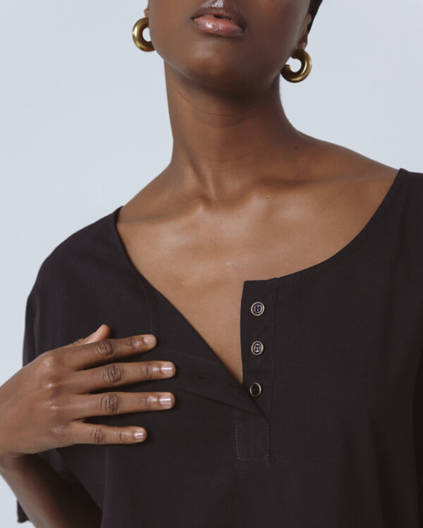 Blouse with rolled-up sleeves - Access Fashion - Image 10