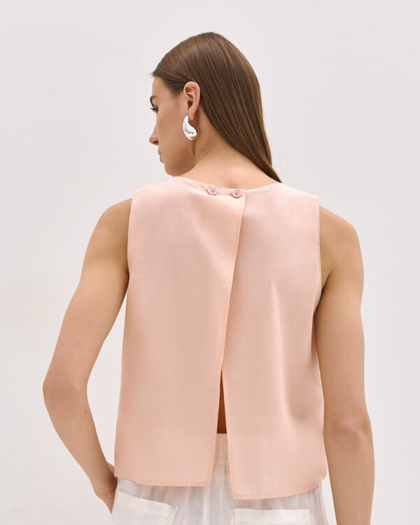 Cropped top with perforated details - Access Fashion - Image 9