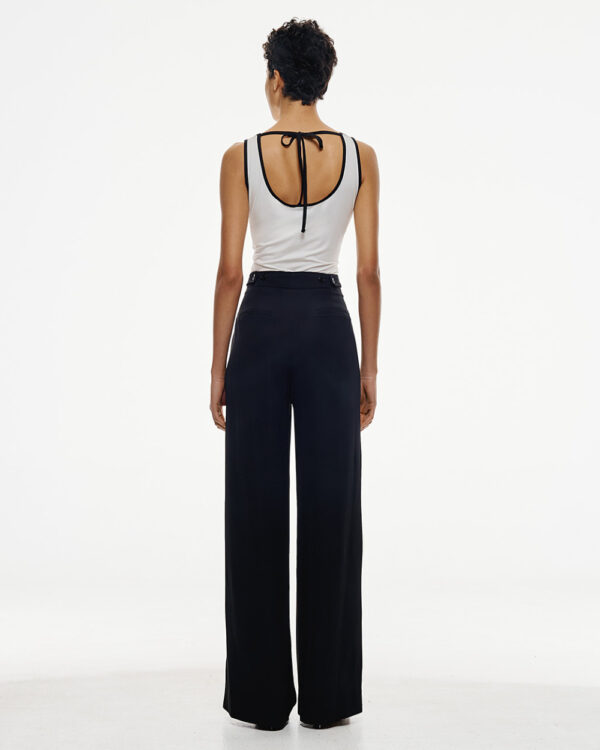 Draped top with contrasting details - Access Fashion - Image 4